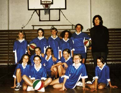 zdjęcie zespołu koszykarek